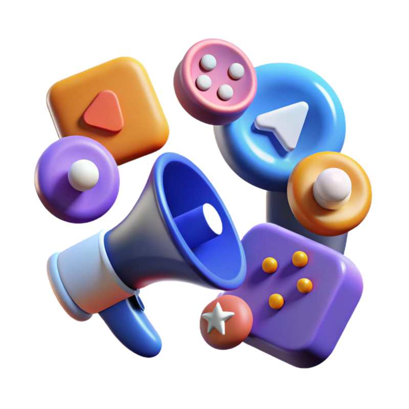 3d-digital-marketing-icons-and-megaphone-for-online-promotion-social-media-engagement_11819003