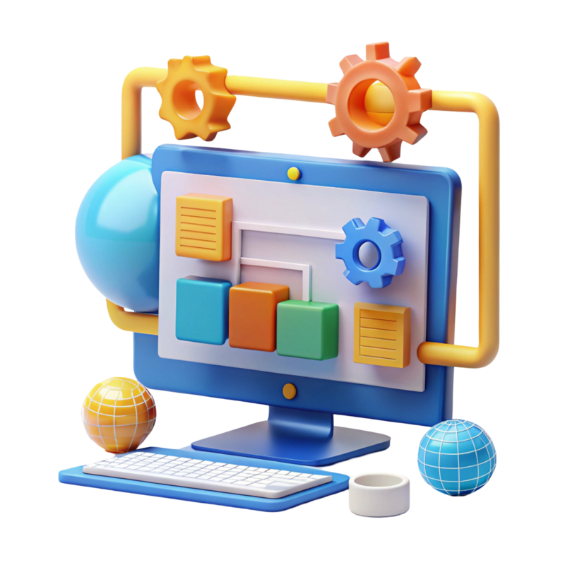 web-development-3d-illustration-isolated-on-transparent-background-_11154746